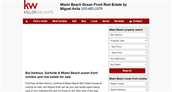 Desktop Screenshot of miamibeachoceanfrontrealestate.org